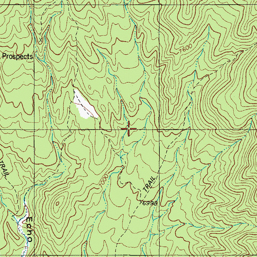 Topographic Map of Misery Mine Group, CO