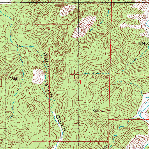 Topographic Map of Zingheim Quarry, CO