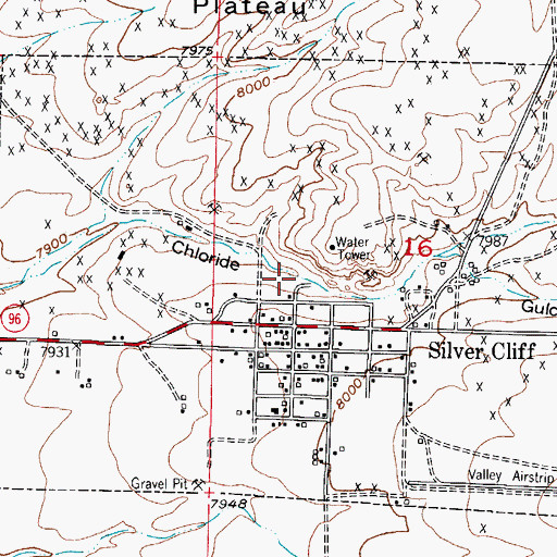 Topographic Map of C H Connor Mine, CO