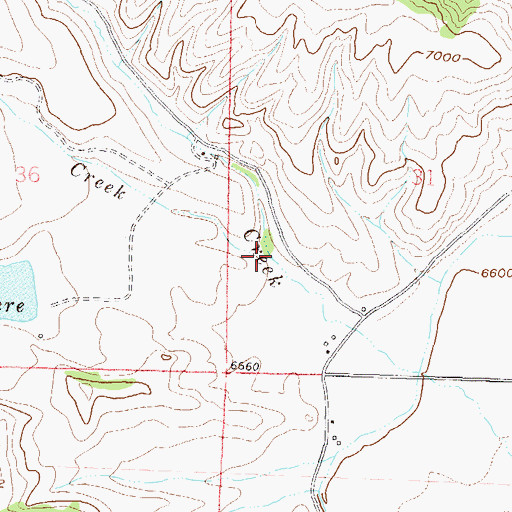 Topographic Map of Fawn Creek, CO