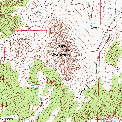 Topographic Map of Lakeview Mine, CO