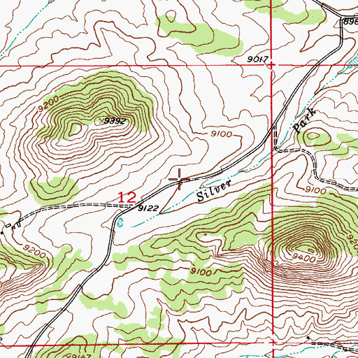 Topographic Map of Haputa Ranch Mine, CO