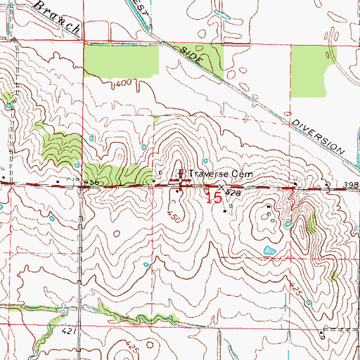 Topographic Map of Providence Church (historical), IL
