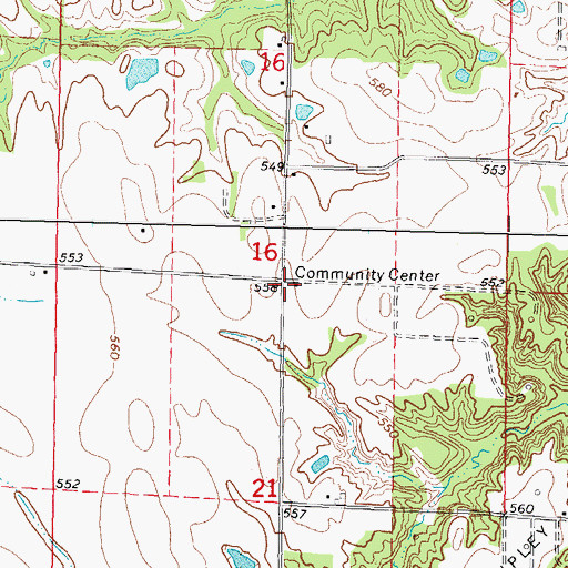 Topographic Map of Mount Vernon School (historical), IL