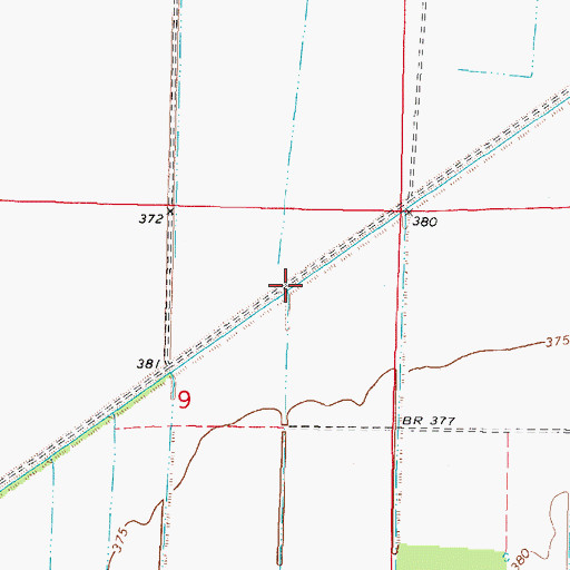 Topographic Map of Southern Outlet, IL
