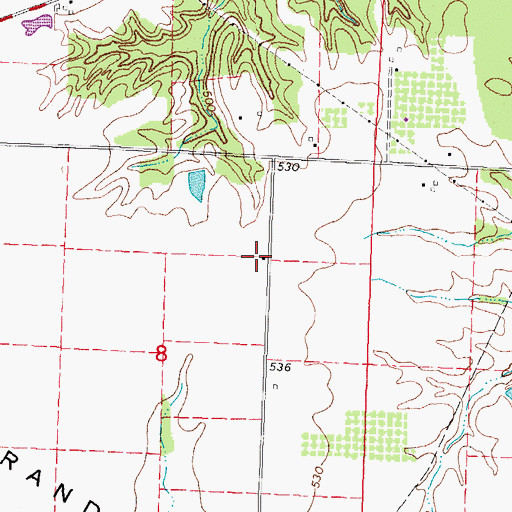 Topographic Map of Acheson School (historical), IL