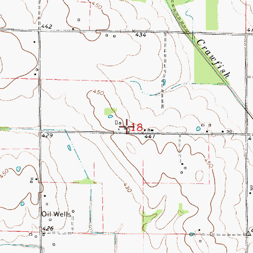Topographic Map of Besley School (historical), IL