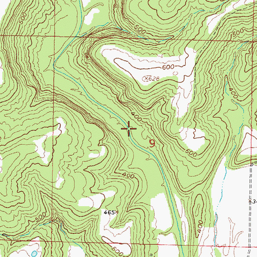 Topographic Map of Anderson Ford, IL