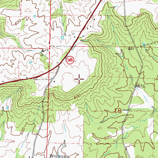 Topographic Map of Frieze School (historical), IL