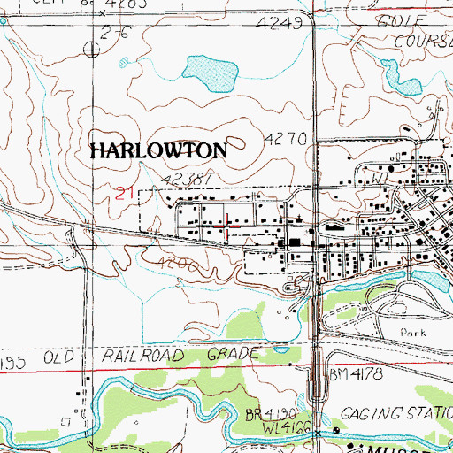 Topographic Map of The Church of Jesus Christ of Latter Day Saints, MT
