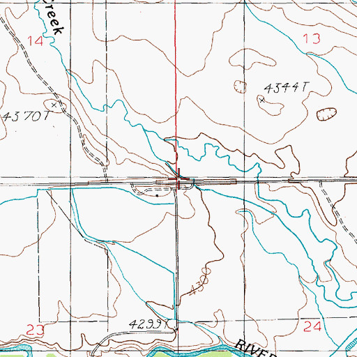 Topographic Map of Crazy Mountains Historical Marker, MT