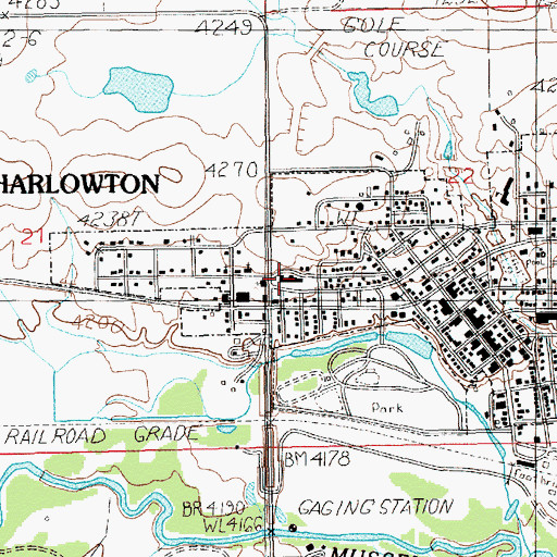 Topographic Map of Wheatland Memorial Healthcare, MT