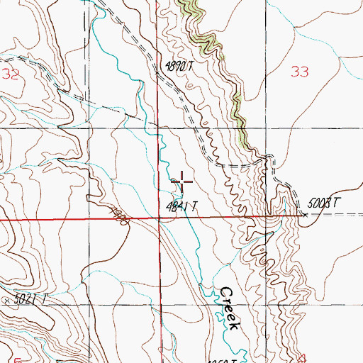 Topographic Map of Devee Post Office (historical), MT