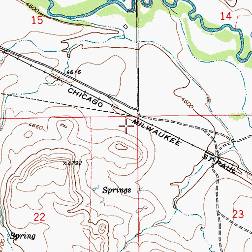 Topographic Map of Selkirk School (historical), MT