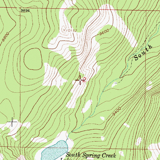Topographic Map of Dreamland King Group Mine, WY
