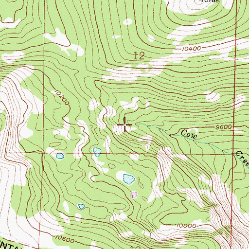 Topographic Map of Lena Shields Group Mine, WY