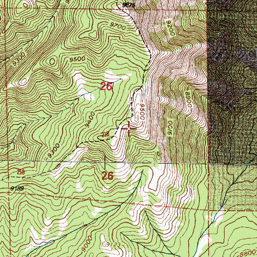 Topographic Map of Rosebud Pit Number Two, WY