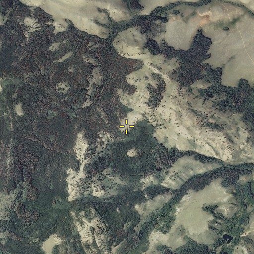 Aerial/Satellite Image of Waterloo Prospects, WY