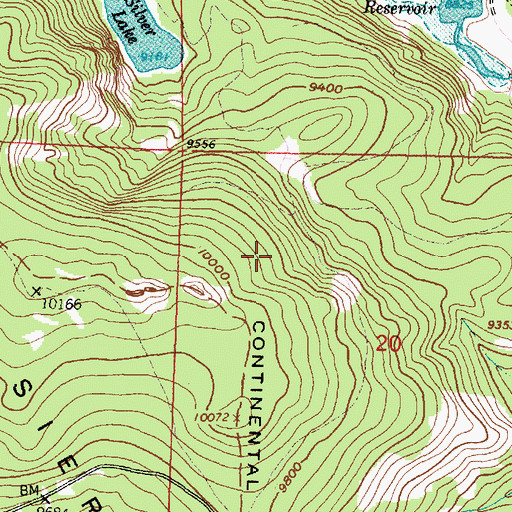 Topographic Map of Beulah Prospect, WY
