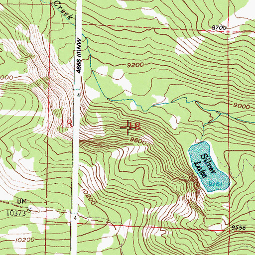 Topographic Map of Big Chief Group Mine, WY