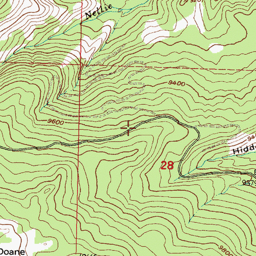 Topographic Map of Gertrude Mine, WY