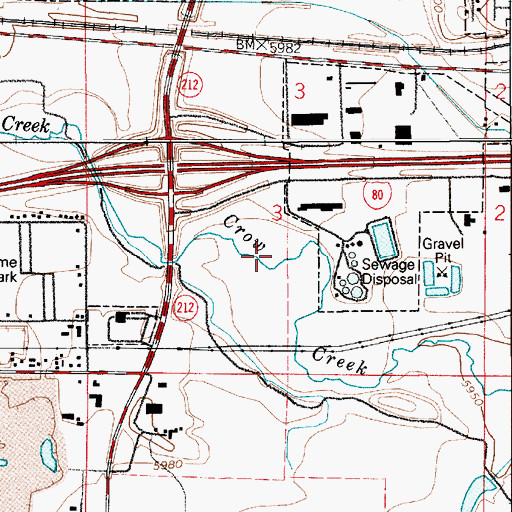 Topographic Map of McCard Pit Number One, WY