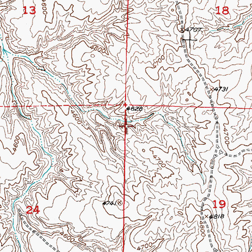 Topographic Map of Kershner Pit, WY