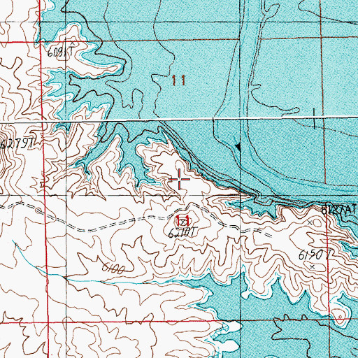 Topographic Map of Green River Mine, WY