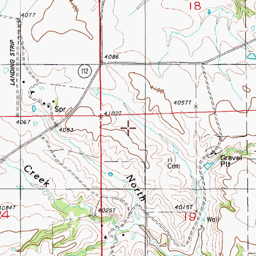 Topographic Map of Davidson Property Mine, WY