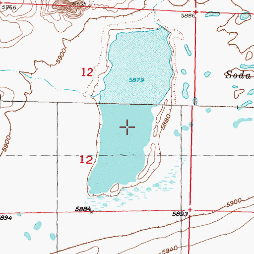 Topographic Map of New York Claim, WY