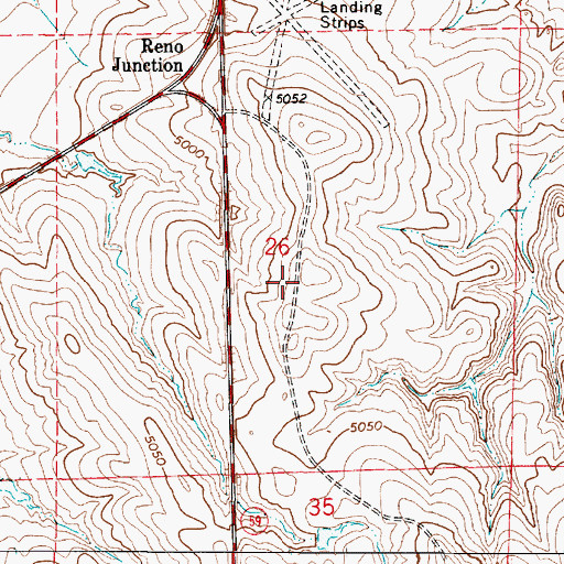 Topographic Map of Meadowlark Number Six Pit, WY