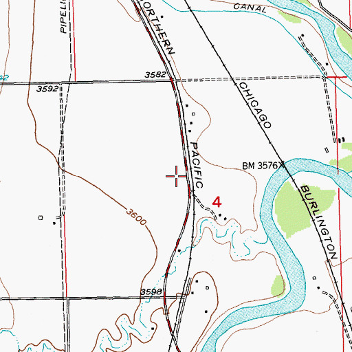 Topographic Map of Pryor Mountains Historical Marker, MT