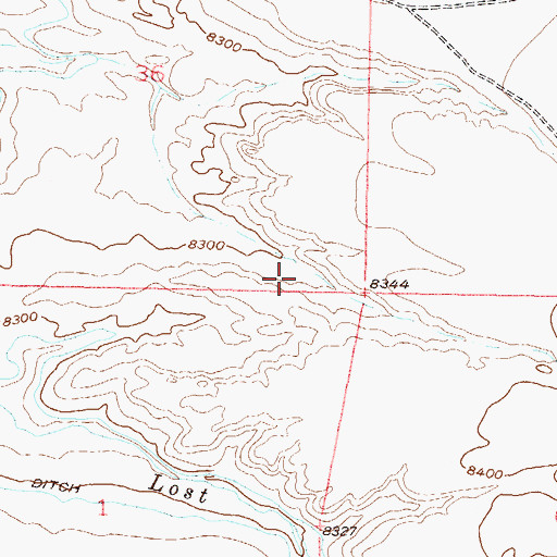 Topographic Map of Spring Creek, CO