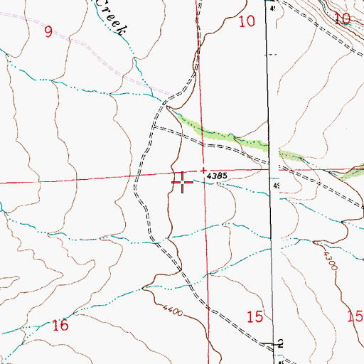 Topographic Map of Dilworth Post Office (historical), MT