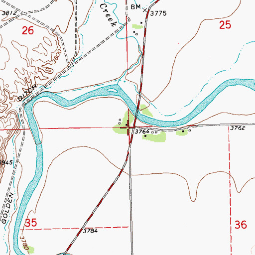 Topographic Map of Shupak (historical), MT