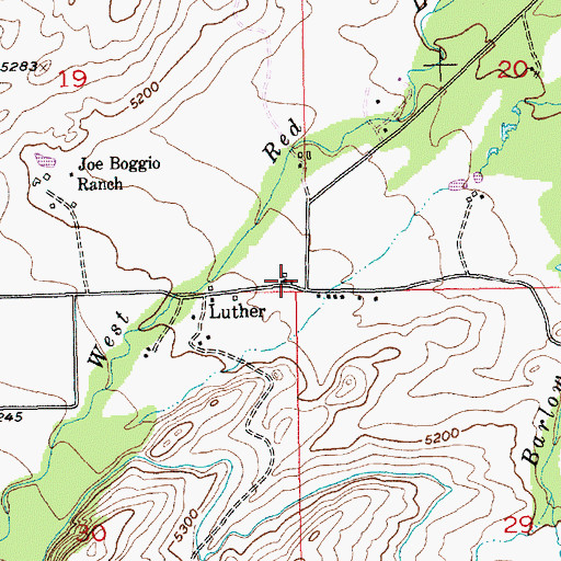 Topographic Map of Linley (historical), MT