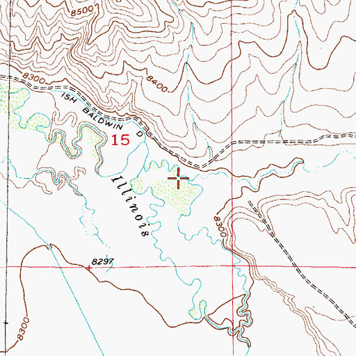 Topographic Map of Deer Creek, CO