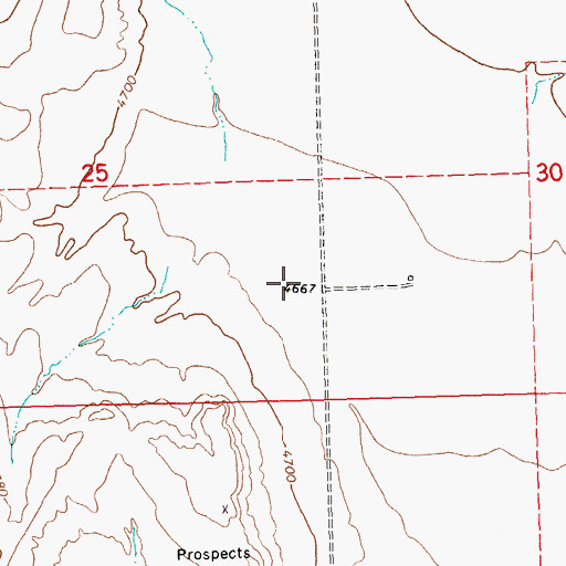 Topographic Map of Bowler School (historical), MT