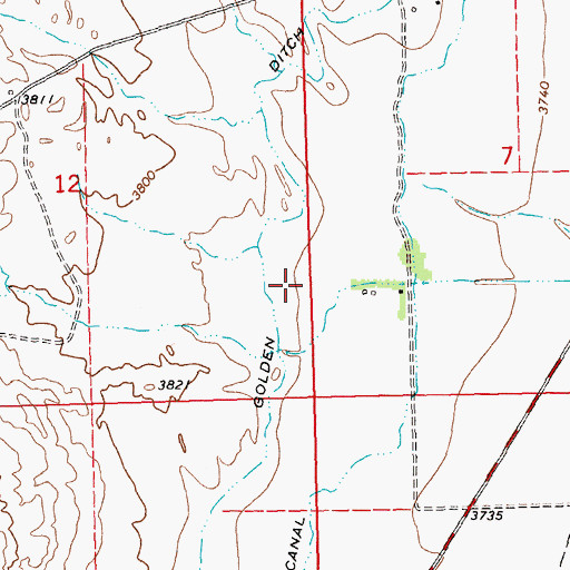 Topographic Map of New Prospect School (historical), MT