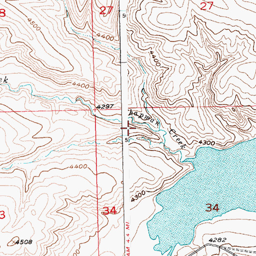 Topographic Map of Sunny Nook School (historical), MT