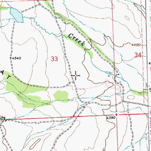 Topographic Map of Tolman School (historical), MT