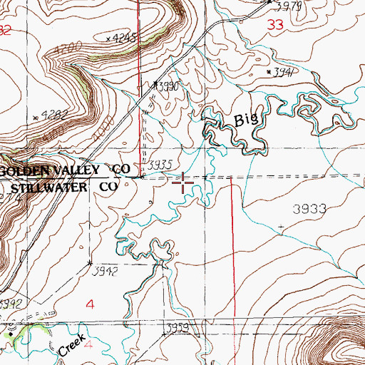 Topographic Map of Hope Post Office (historical), MT