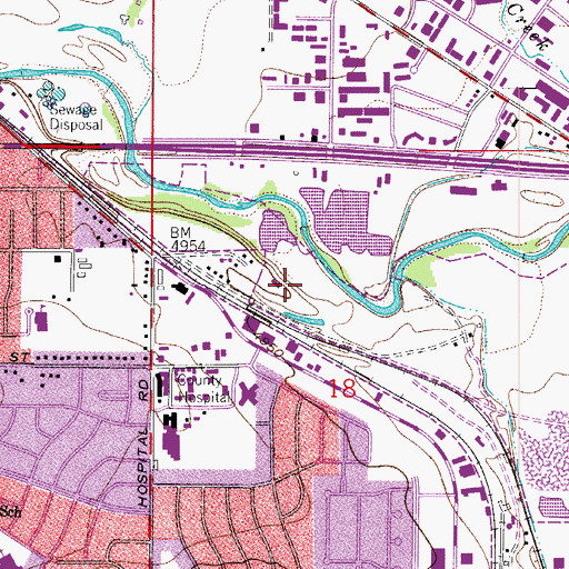 Topographic Map of North Fork Michigan River, CO