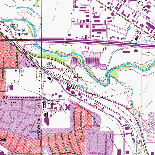 Topographic Map of North Fork Michigan River, CO