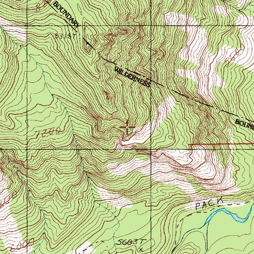 Topographic Map of Mouat (historical), MT