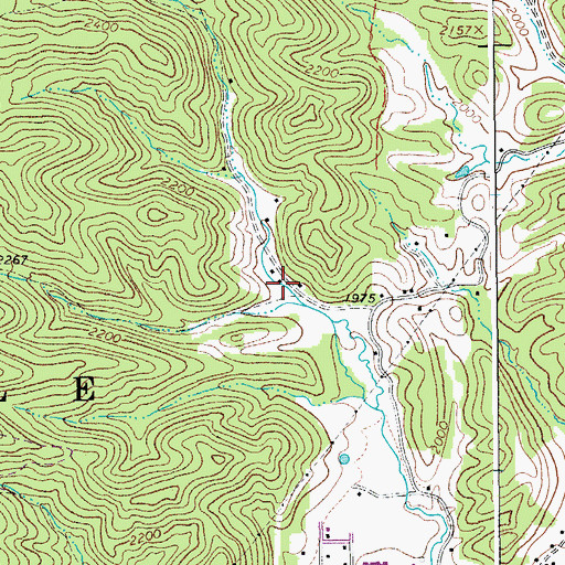 Topographic Map of Laurel Hills School (historical), WV