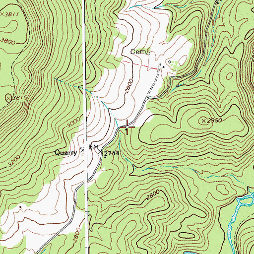Topographic Map of Mylius School (historical), WV