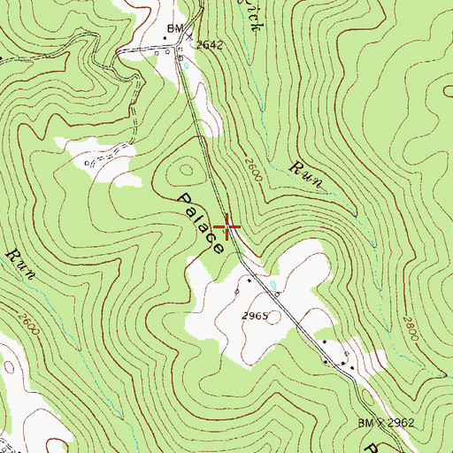 Topographic Map of Union School (historical), WV