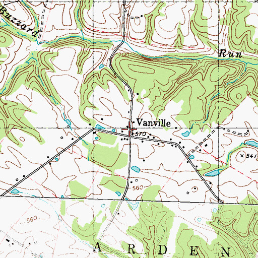 Topographic Map of New Haven School (historical), WV