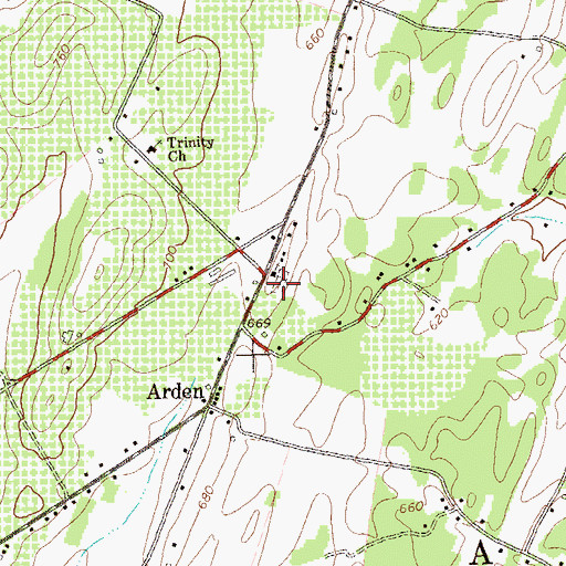 Topographic Map of Old Quaker Cemetery, WV